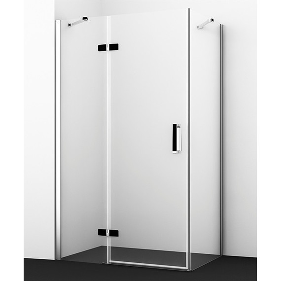 Душевое ограждение WasserKraft Aller 120х100 см L 10H10LBLACK, чёрный/прозрачное - фото 