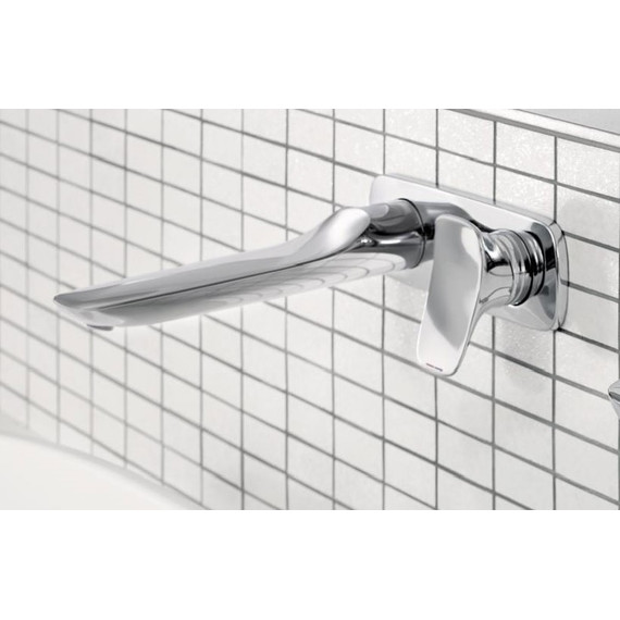 Смеситель для раковины настенный Kludi Ambienta 186 мм 532440575 - фото 6