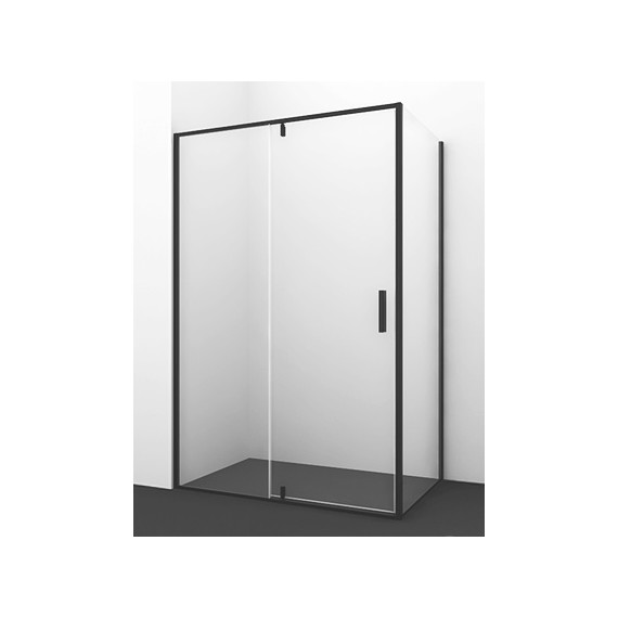Душевое ограждение WasserKraft Elbe 120х90 см 74P07, черный/прозрачное - фото 