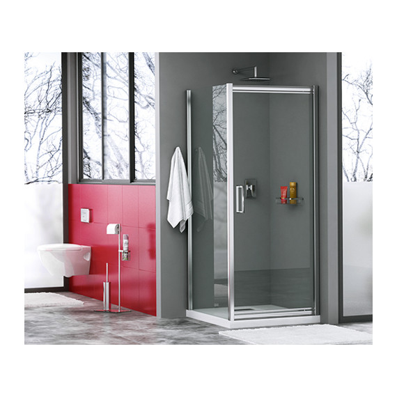 Душевое ограждение WasserKraft Salm 100х100 см 27I19, хром/прозрачное - фото 4