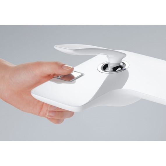 Смеситель для ванны Kludi Balance 524459175, белый - фото 9