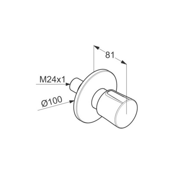 Переключатель на 3 положения Kludi Balance 528460575 - фото 2