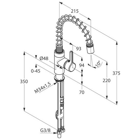 Смеситель для кухни Kludi Bingo Star 200 428550578 - фото 4