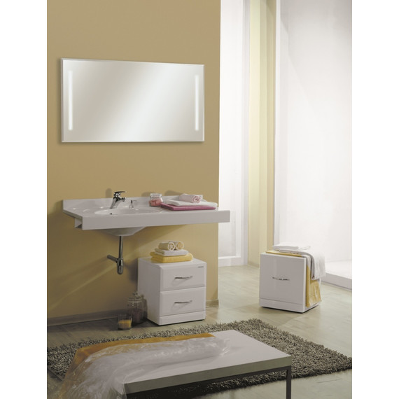 Раковина Акватон Отель 120 см 1A70093NOT01L - фото 3