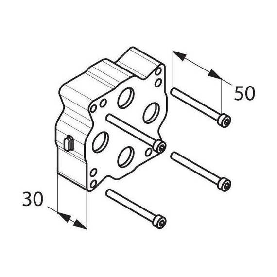 Удлинение для скрытой части Kludi Flexx.Boxx 7300600-00 - фото 2