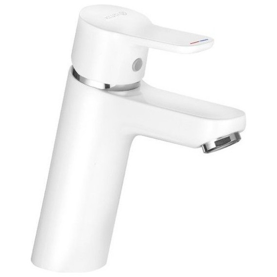 Смеситель для раковины Kludi Pure&Easy XL 100 мм 372929165, белый - фото 