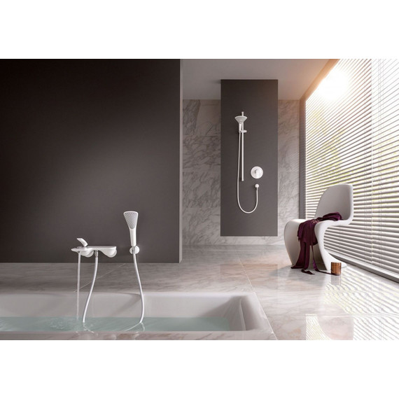 Душевой гарнитур Kludi Fizz 1S 6765091-00, белый - фото 2