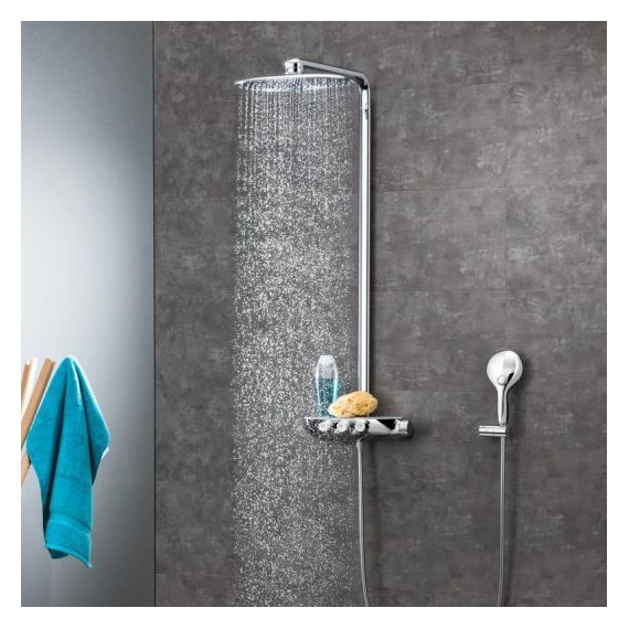 Душевая стойка с термостатом Grohe Rainshower System SmartControl 360 Duo 26250000 - фото 2