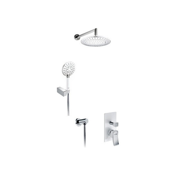 Душевая система для душа WasserKraft A16067WHITE, белый/хром - фото 2