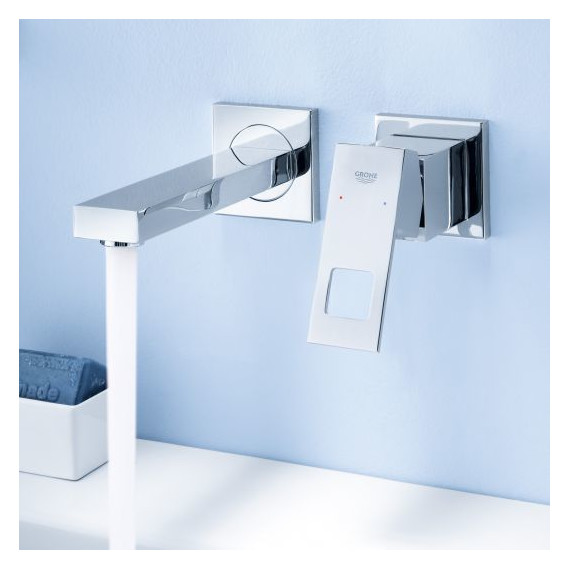 Смеситель для раковины настенный Grohe Eurocube 19895000 - фото 2