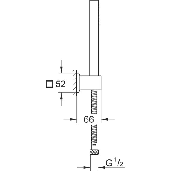 Душевой гарнитур Grohe Euphoria Cube+ 27889000, латунь - фото 2