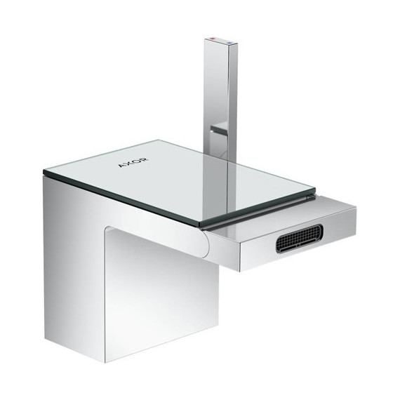 Смеситель для биде Axor MyEdition 47210000, хром/зеркальное стекло, Цвет производителя: хром, зеркальное стекло - фото 