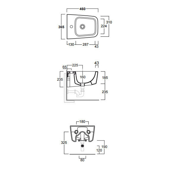 Биде подвесное Simas Degrade DE29bi*1 - фото 5