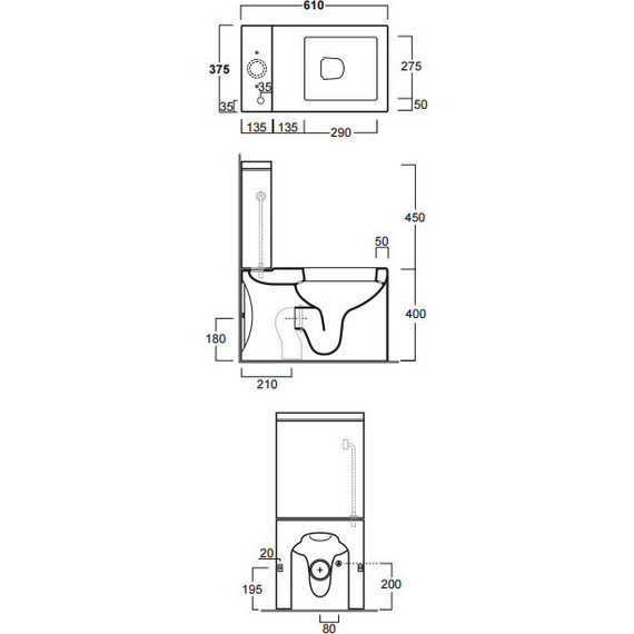 Унитаз-компакт Simas Frozen FZ07bi - фото 6