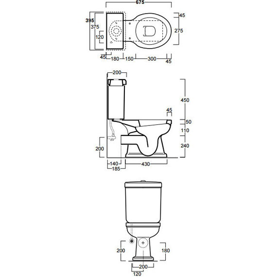Унитаз-компакт слив вертикальный Simas Londra LO921bi - фото 7