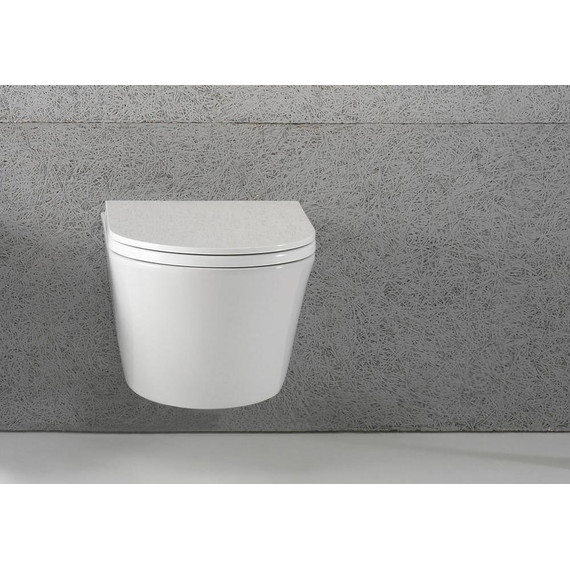 Унитаз подвесной безободковый Globo Forty3 FOS06.BI - фото 4