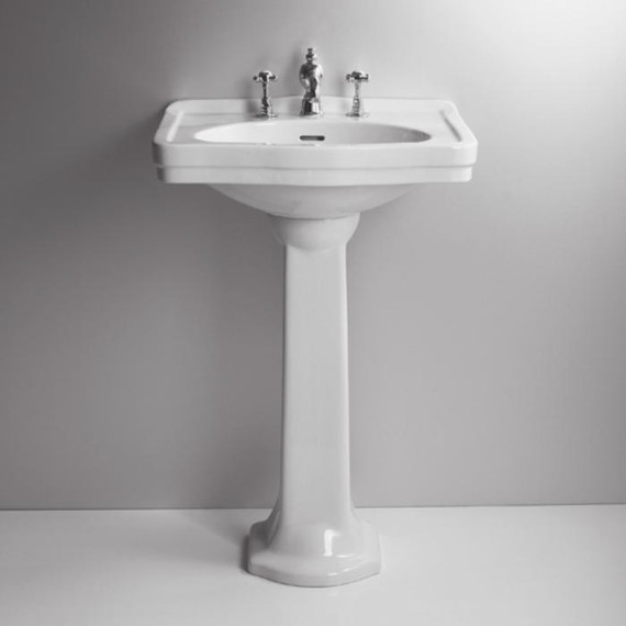 Раковина с пьедесталом Simas Londra 60 см LO914bi*3 - фото 3