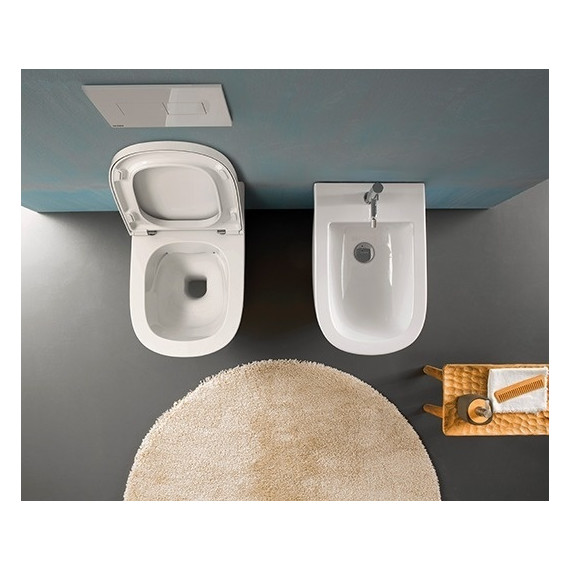 Унитаз подвесной Globo Stockholm LAS04.BI - фото 4