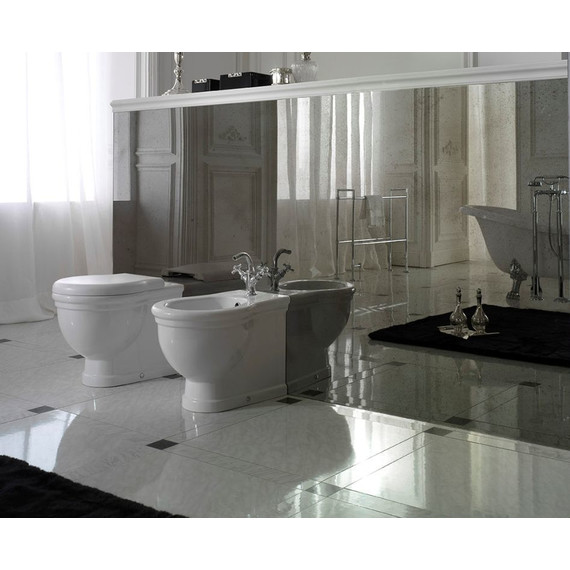 Унитаз приставной Globo Paestum PA025.BI - фото 4