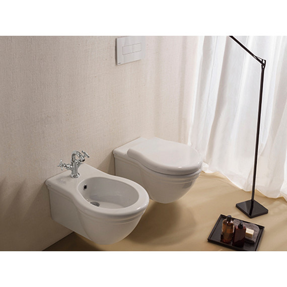 Унитаз подвесной Globo Paestum PAS03.BI - фото 4