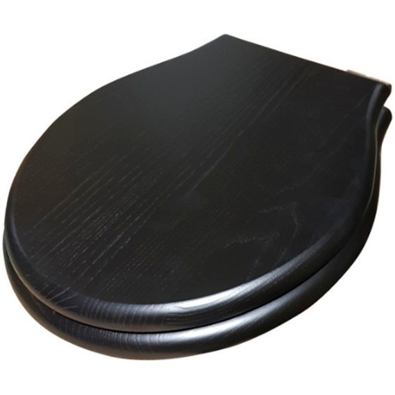 Сиденье с крышкой для унитаза Globo Paestum микролифт, цвет чёрный дуб PS20RN - фото 