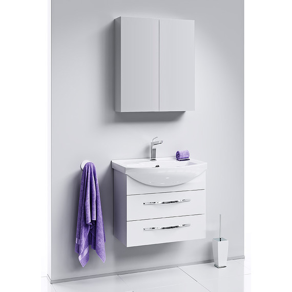 Тумба подвесная с раковиной Aqwella Аллегро 65 см Agr.01.06/2 - фото 4