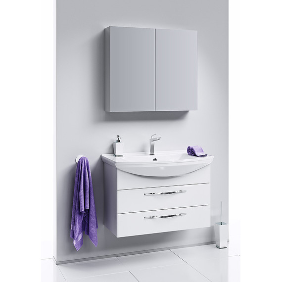 Тумба подвесная с раковиной Aqwella Аллегро 85 см Agr.01.08/2 - фото 5