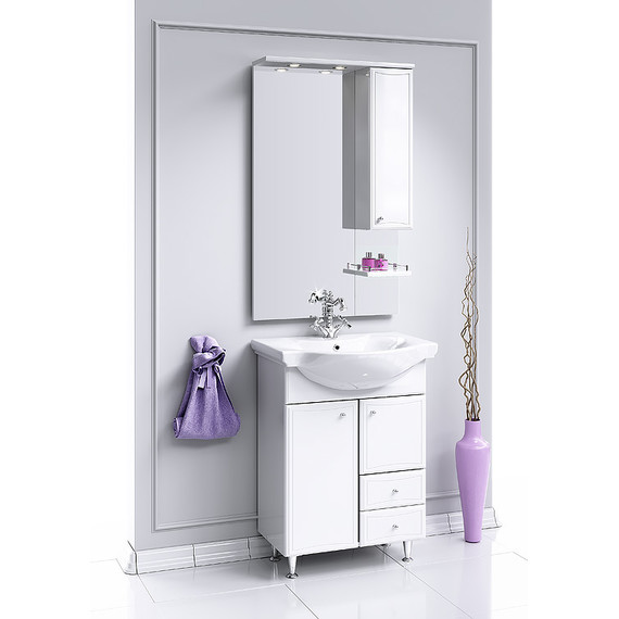 Зеркало-шкаф Aqwella Барселона 60 см Ва.02.06 - фото 2