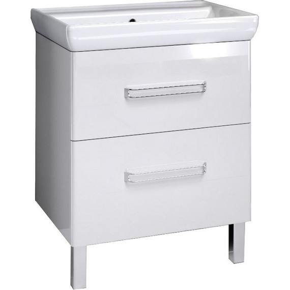 Тумба напольная с раковиной Aqwella Нео 70 см Neo.01.07 (раковина Дрея) - фото 