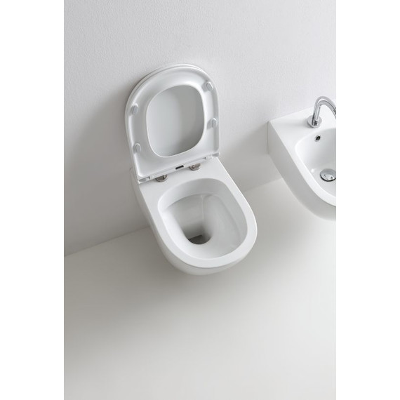 Унитаз подвесной безободковый Kerasan Aquatech 371401 - фото 2