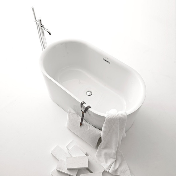 Ванна отдельностоящая Kerasan Nolita 145х80 см 535001 - фото 5