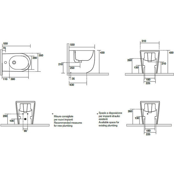 Биде напольное Kerasan Nolita 532031*1, черный - фото 4