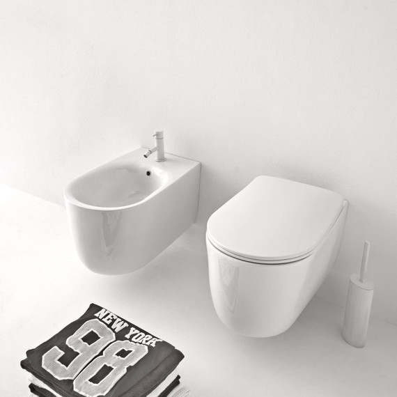 Унитаз подвесной безободковый Kerasan Nolita 531401 - фото 3