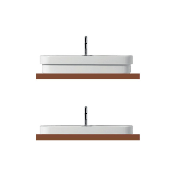 Раковина врезная на столешницу Kerasan Tribeca 60 см 514201*1 - фото 4