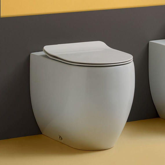 Унитаз приставной Kerasan Flo 311401, глубина 480 мм - фото 