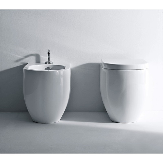 Унитаз приставной Kerasan Flo 311801bi, глубина 560 мм - фото 7