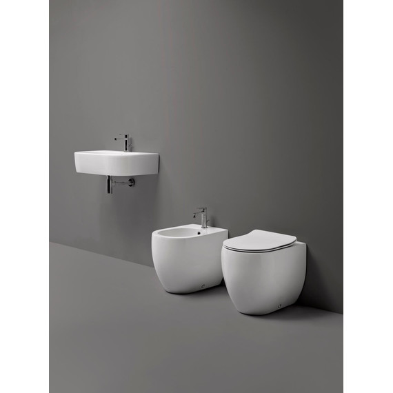 Унитаз приставной Kerasan Flo 311601, глубина 520 мм - фото 8