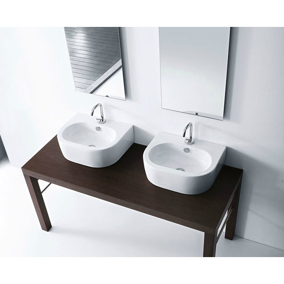 Раковина подвесная Kerasan Flo 50 см 314101*1 - фото 6