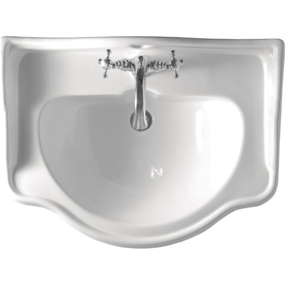 Раковина с пьедесталом Kerasan Retro 55 см 104501*1 - фото 2