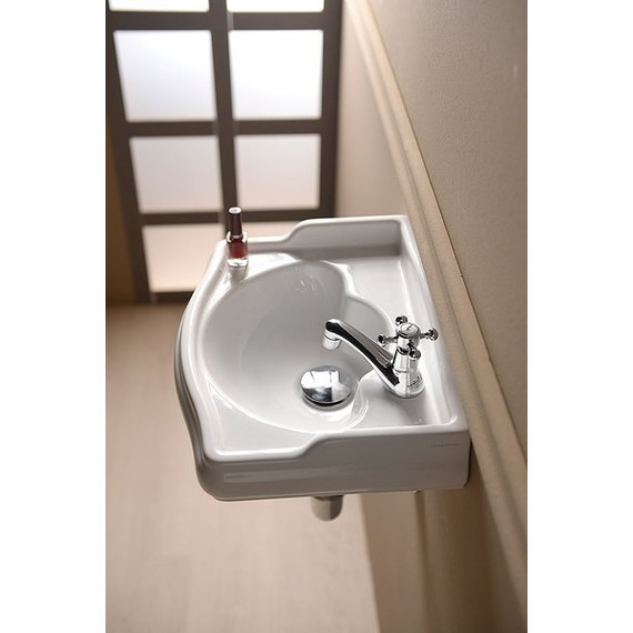 Раковина подвесная Kerasan Retro 40 см 103301*1 dx R - фото 3