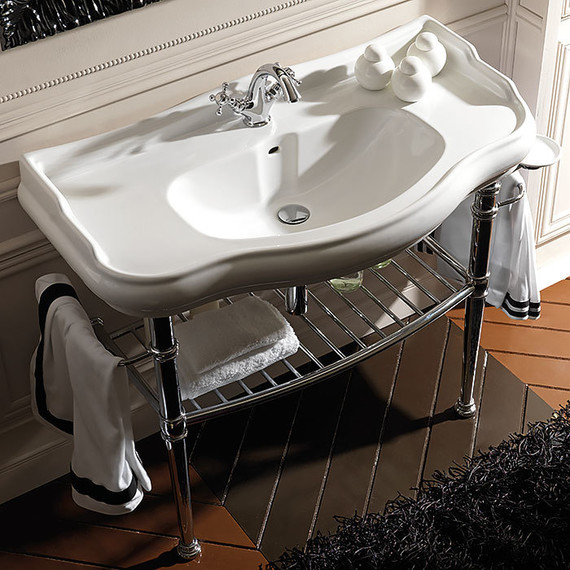 Раковина с консолью Kerasan Retro 100 см 105001*1 - фото 3