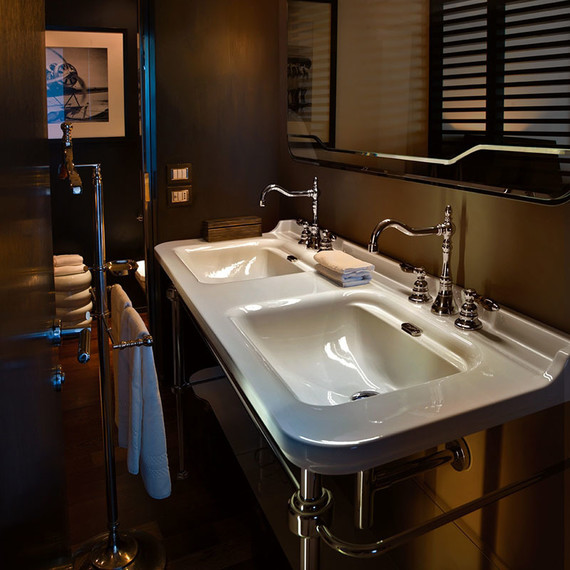 Раковина с консолью двойная Kerasan Waldorf 150 см 4143K1bi/cr*1 - фото 4