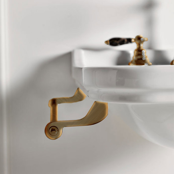 Раковина подвесная Kerasan Waldorf 60 см 4140K1bi/cr*1 - фото 6