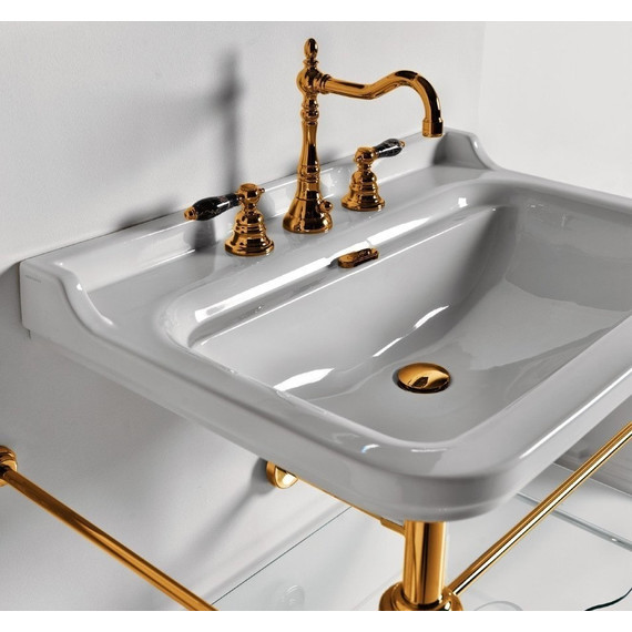 Раковина с консолью Kerasan Waldorf 100 см 4142K1bi/cr*1 - фото 5