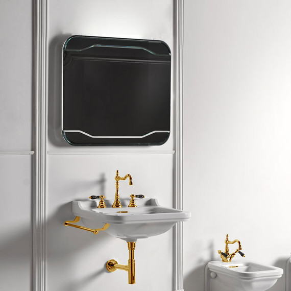 Раковина подвесная Kerasan Waldorf 60 см 4140K1bi/cr*1 - фото 3