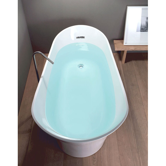 Ванна отдельностоящая Kerasan Waldorf 165х80 см 743201 - фото 2