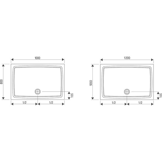 Поддон Ravak Galaxy Gigant 100х80 см XA01A401210 - фото 3