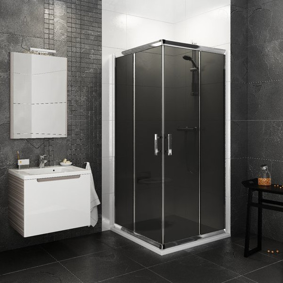 Душевое ограждение Ravak Blix BLRV2K 100x100 см 1XVA0C00Z1 алюминий/прозрачное - фото 3