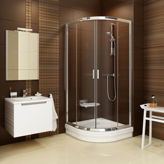 Душевое ограждение Ravak Blix BLCP4 90x90 см 3B270C00ZG алюминий/матовое - фото 3