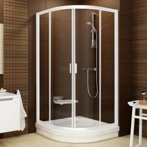 Душевое ограждение Ravak Blix BLCP4 80x80 см 3B240100ZG белый/матовое - фото 